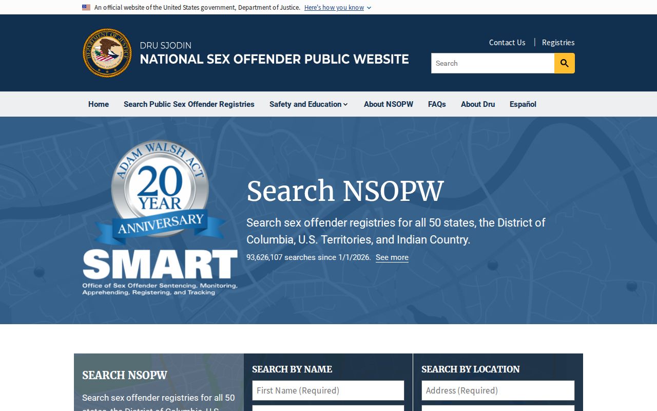 Humphreys County sex offender check through national NSOPW